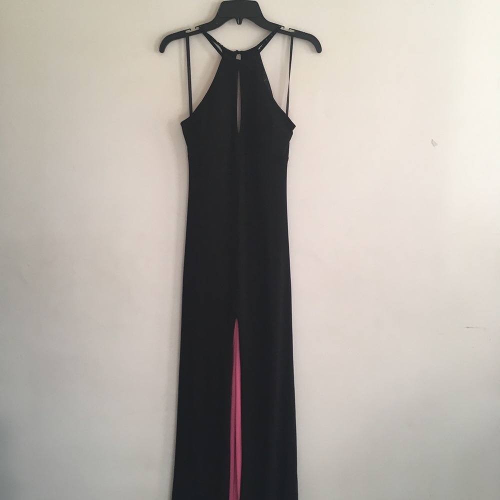 Sequin Hearts black sequin back Dress